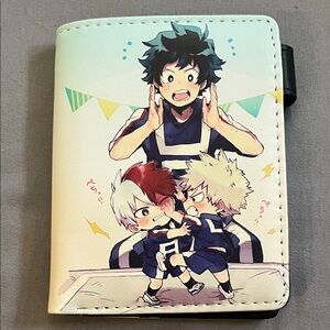 My Hero Academia MHA brand new anime snap wallet
